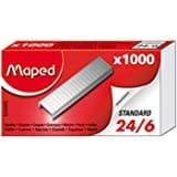 Maped agrafes 24/6, zinguées, boîte de 1000 agrafes