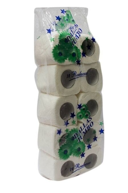 Papiers Hygiéniques Jumbo - 10 Pcs