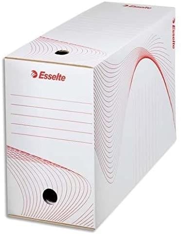 ESSELTE Boîtes d'archivage carton 25 x 35 cm Dos de 150 mm Blanc