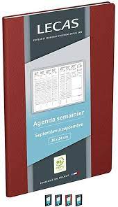 Agendas LECAS Janvier à Décembre Format 16x24 cm