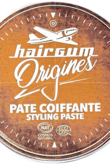 Hairgum originespâte coiffante cheveux barbe 100g cosmetique naturel